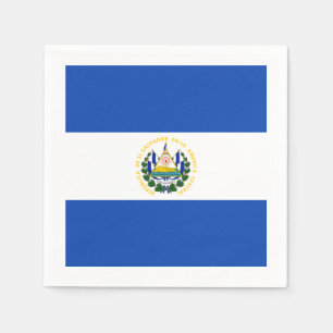 Flag: El Salvador Napkin