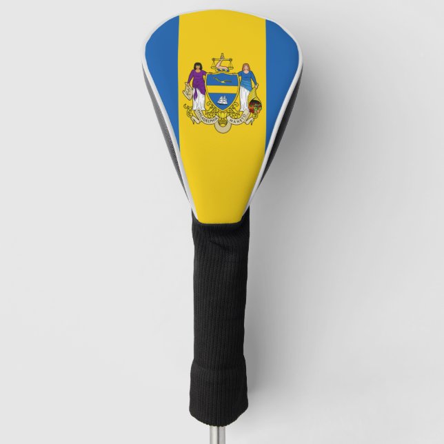 Flag/ Emblem of Philadelphia, PA Golf Head Cover (Front)