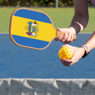 Flag/ Emblem of Philadelphia, PA Pickleball Paddle