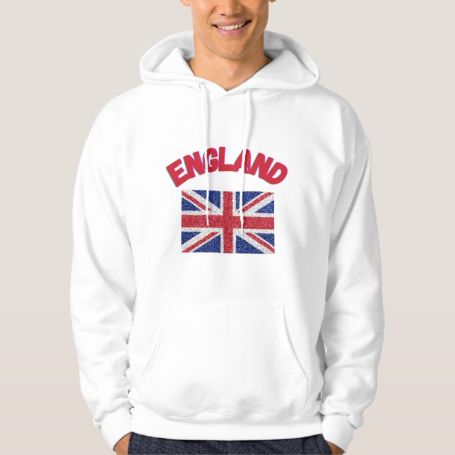 Flag England Original sports Fan Club Collection Hoodie (Front)