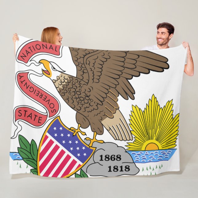 Flag Fleece Blanket (In Situ)