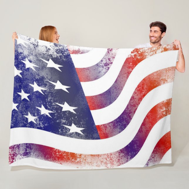 Flag Fleece Blanket (In Situ)