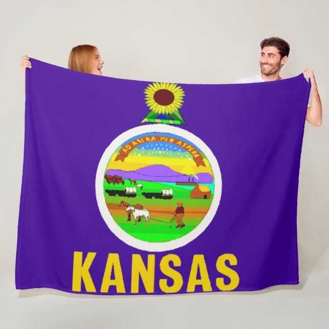 Flag Fleece Blanket (In Situ)
