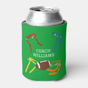 Flag Football Coach Player Personalised Can Cooler
