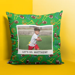 Flag Football Coach Player Personalised Cushion