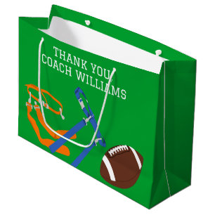 Flag Football Coach Player Personalised Large Gift Bag