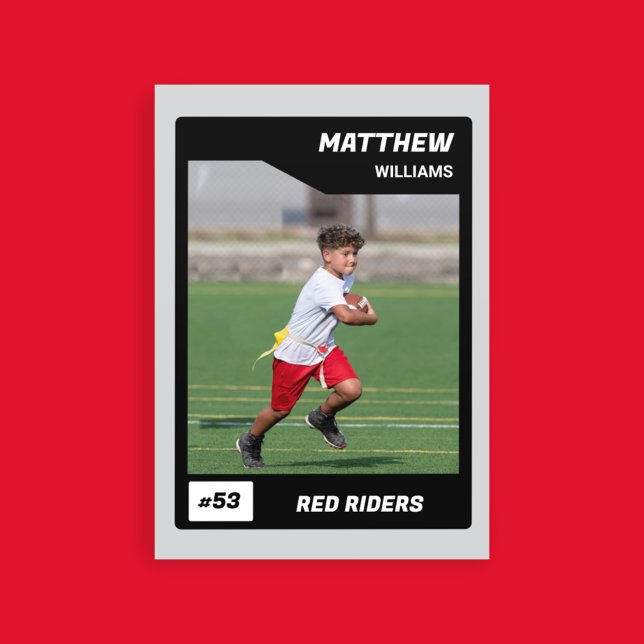 Flag Football Custom Photo Trading Cards (Creator Uploaded)