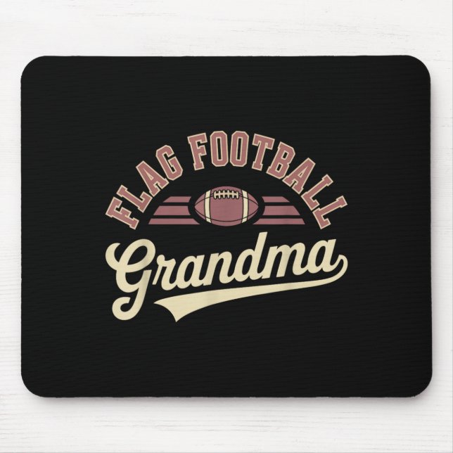 Flag Football Grandma Design Mouse Mat (Front)