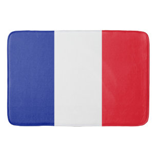 Flag France Tricolor Bath Mat