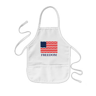 Flag Freedom Kids Apron