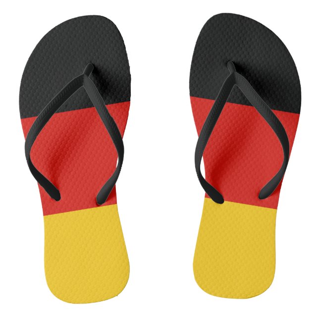 Flag Germany tricolor Flip Flops (Footbed)