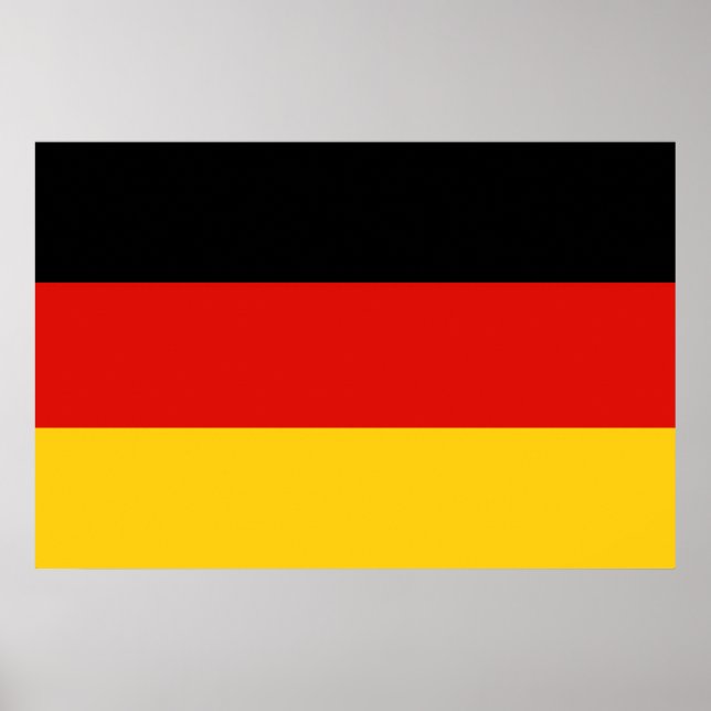 Flag Germany tricolor Poster (Front)