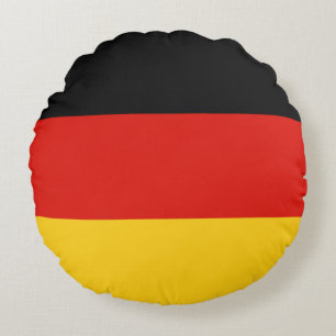 Flag Germany tricolor Round Cushion