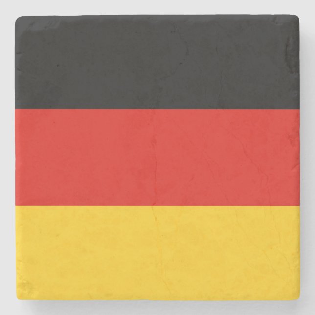 Flag Germany tricolor Stone Coaster (Front)