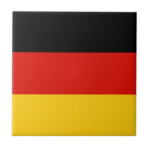 Flag Germany tricolor Tile