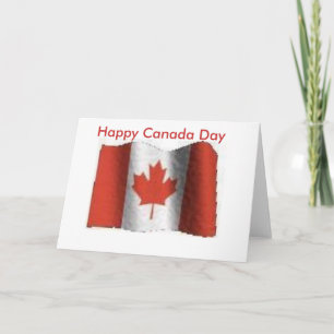 flag, Happy Canada Day Card