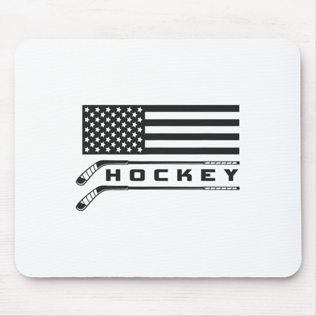 Flag Hockey Apparel - Hockey  Mouse Mat (Front)