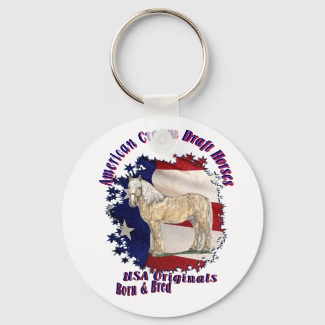 Flag Horse LOGO Key Ring (Front)