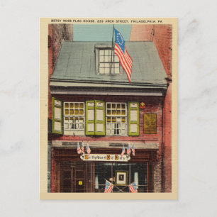Flag House, Arch Street, Philadelphia, P.A. Postcard