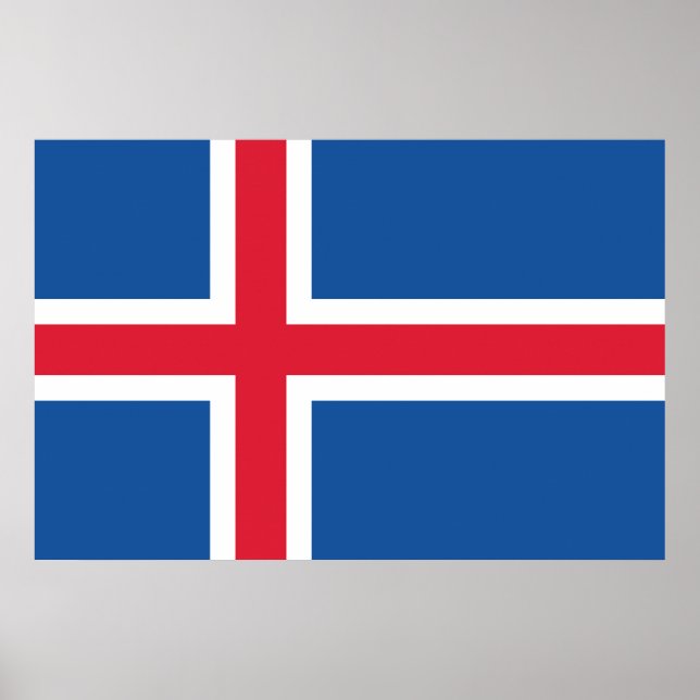 Flag Iceland Poster (Front)