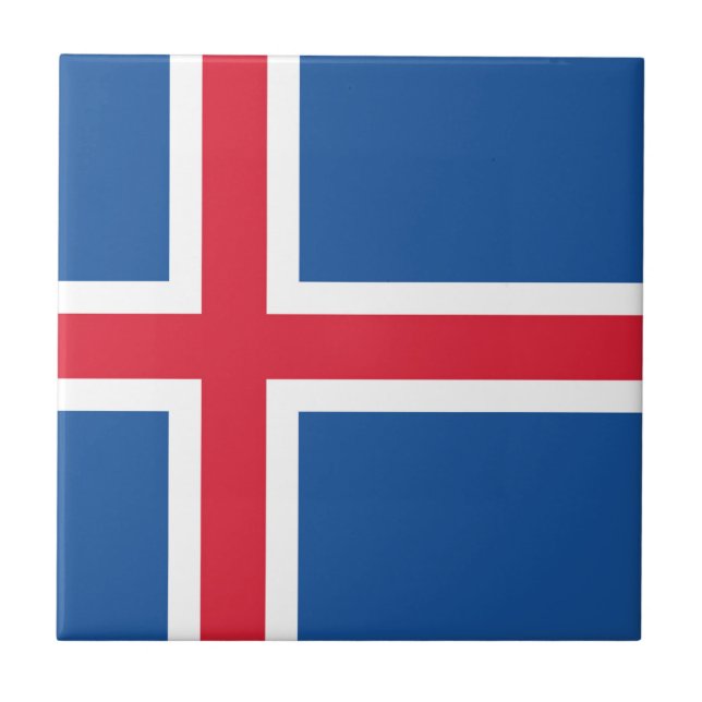 Flag Iceland Tile (Front)