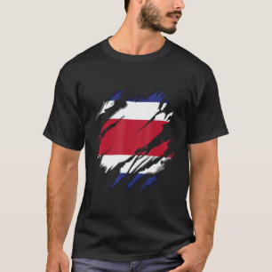 Flag Identity Pride Heritage Costa Rica T-Shirt
