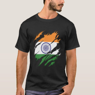 Flag Identity Pride Heritage India T-Shirt