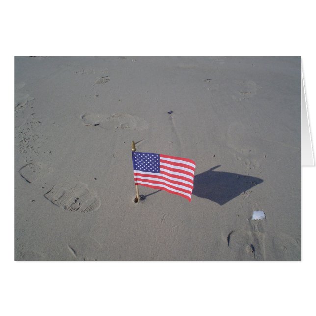 Flag in the Sand (Front Horizontal)