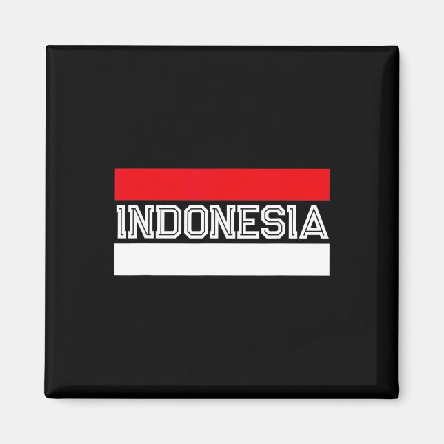 Flag Independence Day Indonesian  Magnet (Front)