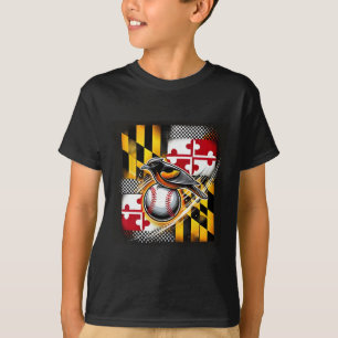 Flag-inspired Design With Oriole And Sell T-Shirt