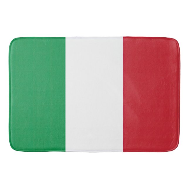 Flag Italy Tricolor Bath Mat (Front)