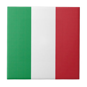 Flag Italy Tricolor Tile