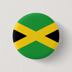 Flag Jamaica 3 Cm Round Badge