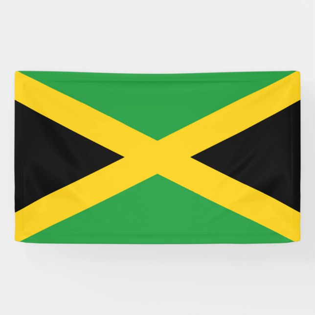 Flag Jamaica Banner (Horizontal)