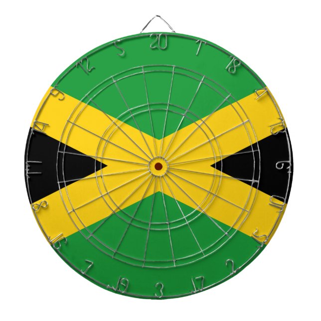 Flag Jamaica Dartboard (Front)