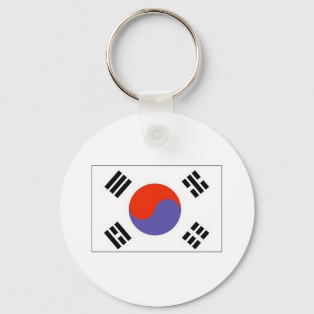 Flag Korea Key Ring (Front)