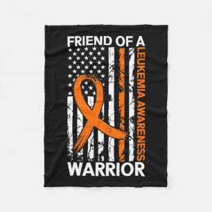 Flag Leukaemia Awareness Month Us American For Fri Fleece Blanket