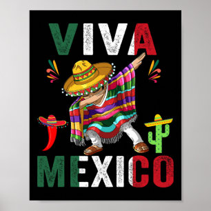 Flag Mexico Independence Day Mexican Men Women Kid Poster