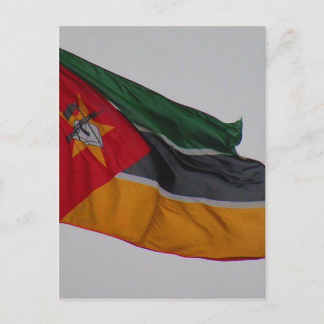 flag mozambique postcard (Front)