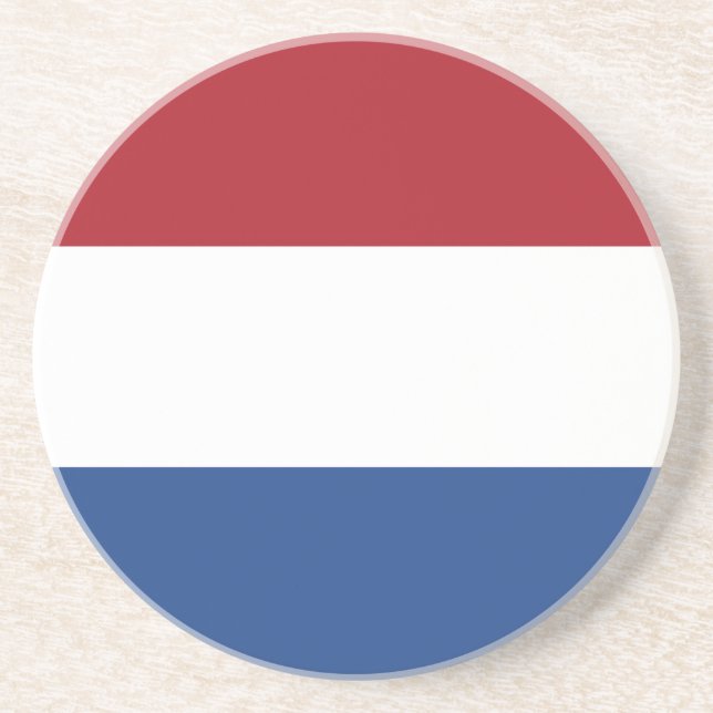 Flag Netherlands Tricolor Coaster (Front)