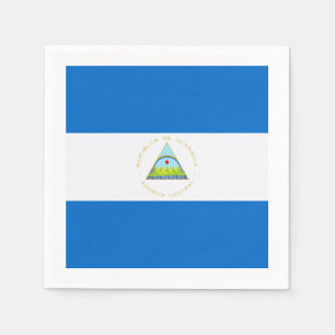 Flag: Nicaragua Napkin