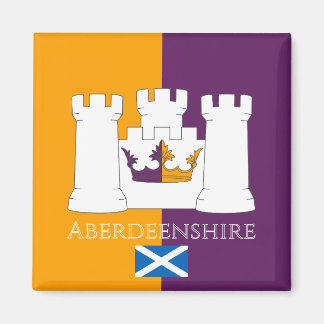 Flag of Aberdeenshire county, Scotland Magnet