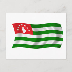 Flag of Abkhazia Postcard