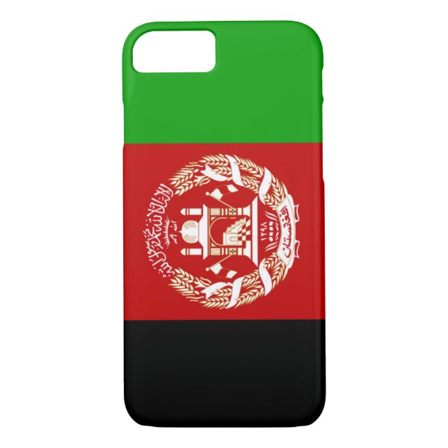 Flag of Afganistan Case-Mate iPhone Case (Back)
