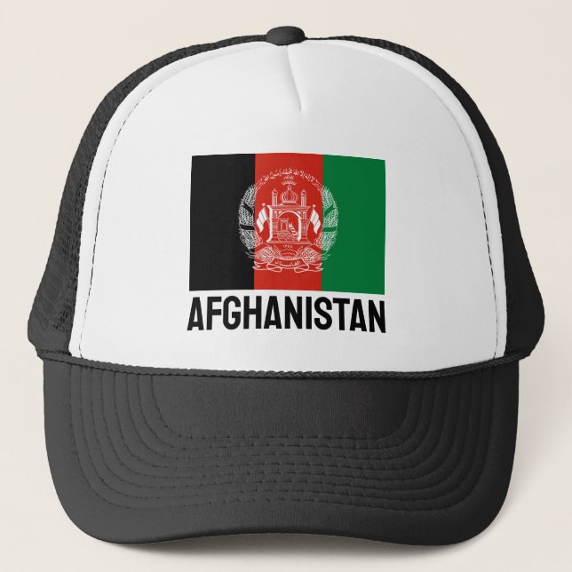 Flag of Afghanistan - 2013 adoption Trucker Hat (Front)