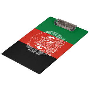 Flag of Afghanistan Clipboard