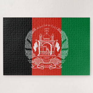 Flag of Afghanistan Jigsaw Puzzle