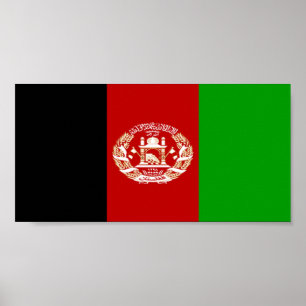 Flag of Afghanistan Poster