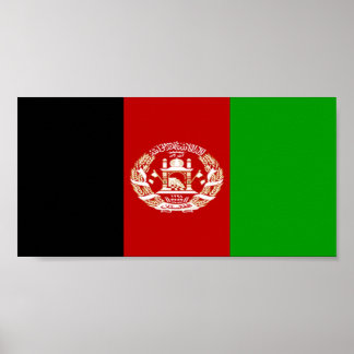 Flag of Afghanistan Poster