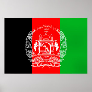 Flag of Afghanistan Poster